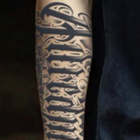 Lettrage "Survivant" Chicano